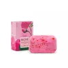 Натуральное косметическое мыло с розовой водой и частицами лепестков роз