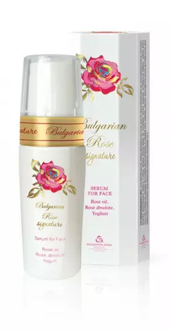 Сыворотка для лица с абсолю розы, маслом розы и йогуртом Signature, 35мл