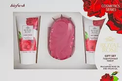 Комплект подарочный для женщин Biofresh Royal Rose (кр.д.лица 30мл+кр.д.рук 30мл+мыло 65гр)
