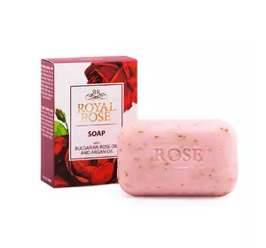 Натуральное смягчающее мыло для мужчин с маслом розы и аргана Royal Rose 100 гр