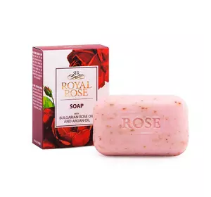 Натуральное мыло с маслом розы и аргана Royal Rose 100 гр