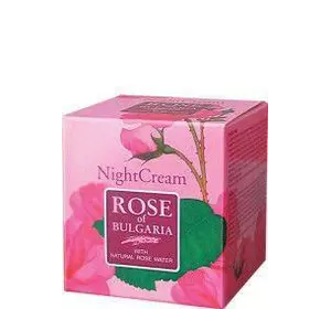 Крем для лица ночной с розовой водой Rose of Bulgaria Biofresh 50 мл